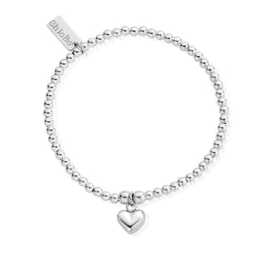 Cute Charm Puffed Heart Bracelet