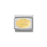 Nomination Classic Gold Oval Aries Charm