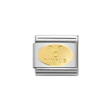 Nomination Classic Gold Oval Taurus Charm - S&S Argento