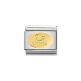 Nomination Classic Gold Oval Cancer Charm - S&S Argento