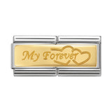 Nomination Classic Gold My Forever Double Charm - S&S Argento
