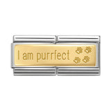 Nomination Classic Gold I Am Purrfect Double Charm - S&S Argento