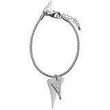 Silver Double Heart Bracelet - MD1800538 - S&S Argento