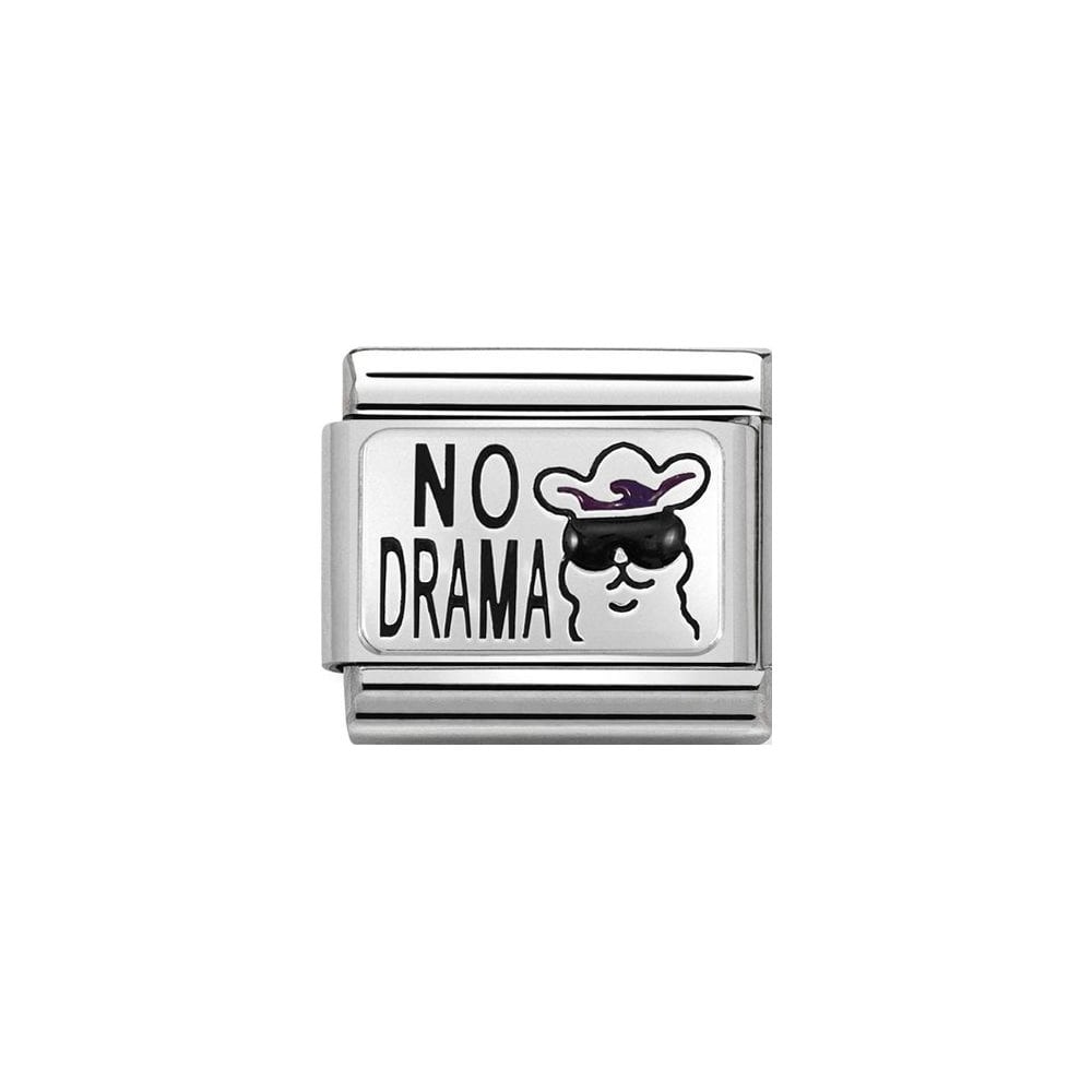 Nomination Classic Silver No Drama Llama Charm - S&S Argento