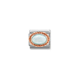 Nomination Classic Rose Gold & Opal Charm