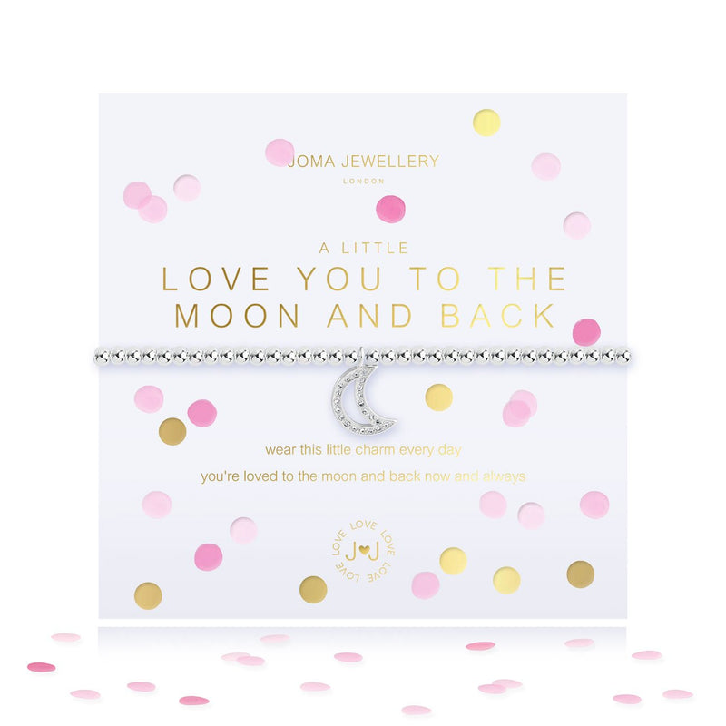 LOVE YOU TO THE MOON AND BACK BRACELET - CONFETTI A LITTLE