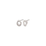 Pilgrim Tessie Crystal Rings Stud Earrings - S&S Argento