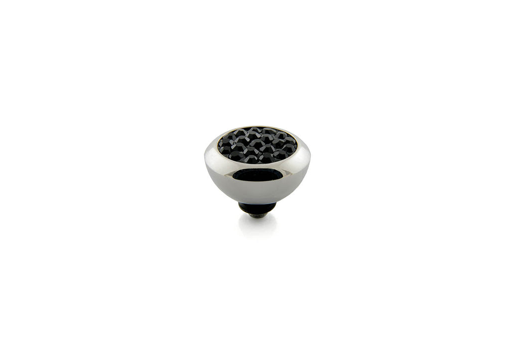 Stainless Steel Galant 10mm Jet Black - S&S Argento