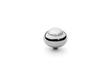 Stainless Steel Tondo 10mm White Pearl - S&S Argento