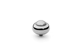 Stainless Steel Tondo 10mm Light Grey Pearl - S&S Argento