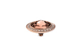 Rose Gold Tondo Deluxe 16mm Blush Rose - S&S Argento