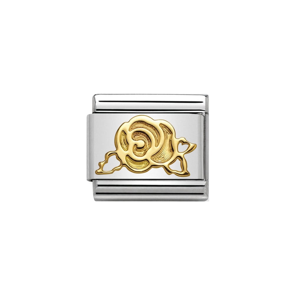 Nomination Classic Gold Rose Versailles Charm - S&S Argento