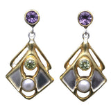 Paula Bolton Sterling Silver Art Nouveau Earrings - S&S Argento