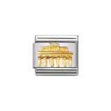 Nomination Classic Gold Brandenburg Gate Charm - S&S Argento