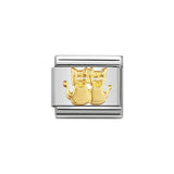 Nomination Classic Gold Cats Charm - S&S Argento