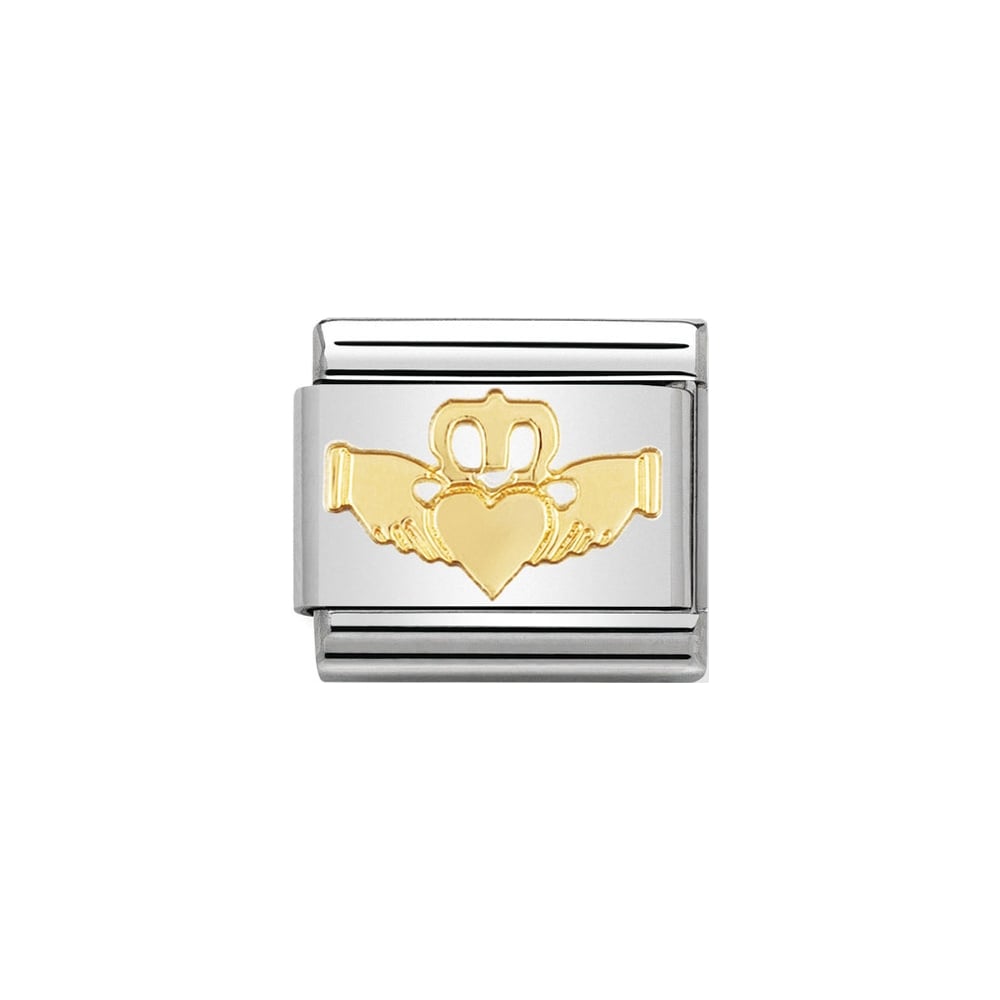 Nomination Classic Gold Claddagh Charm - S&S Argento