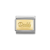 Nomination Classic Gold Daddy Plate Charm - S&S Argento