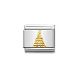 Nomination Classic Gold Eiffel Tower Charm - S&S Argento