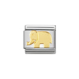 Nomination Classic Gold Elephant Charm - S&S Argento