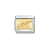 Nomination Classic Gold Graduation Plate Charm - S&S Argento