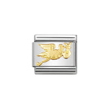 Nomination Classic Gold Stork Charm - S&S Argento