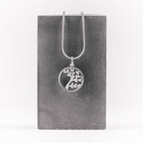 Silver & Cubic Zirconia Swaying Tree Necklace