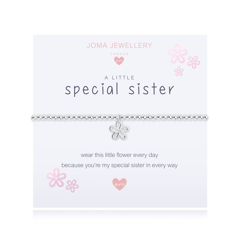 CHILDREN'S A LITTLE SPECIAL SISTER BRACELET