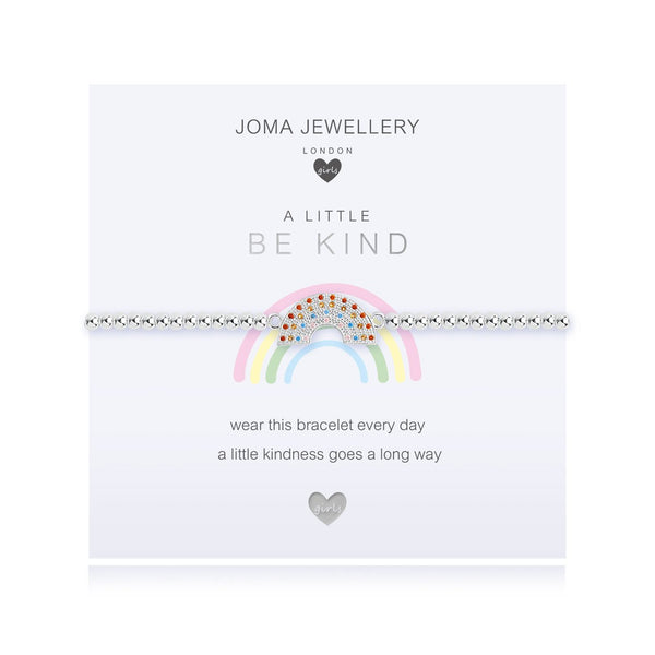 CHILDREN'S A LITTLE BE KIND RAINBOW BRACELET – S&S Argento
