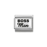 Nomination Classic Silver Boss Man Charm