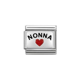Nomination Classic Silver Nonna with Heart Charm - S&S Argento