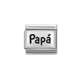 Nomination Classic Silver Papa Charm