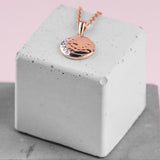Rose Gold Moon Phase Necklace