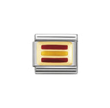 Nomination Classic Gold Spain Flag Charm - S&S Argento