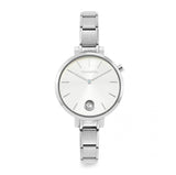 Nomination Paris Classic Stainless Steel & Round Silver CZ Dial Watch