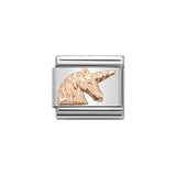 Nomination Classic Rose Gold Unicorn Charm