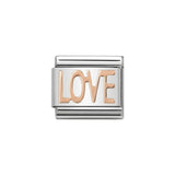Nomination Classic Rose Gold Love Charm - S&S Argento