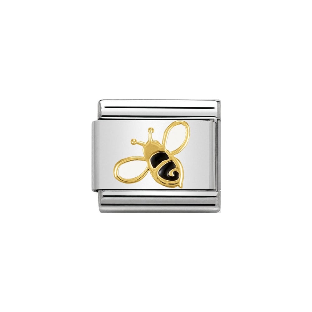 Nomination Classic Gold Bee Charm - S&S Argento