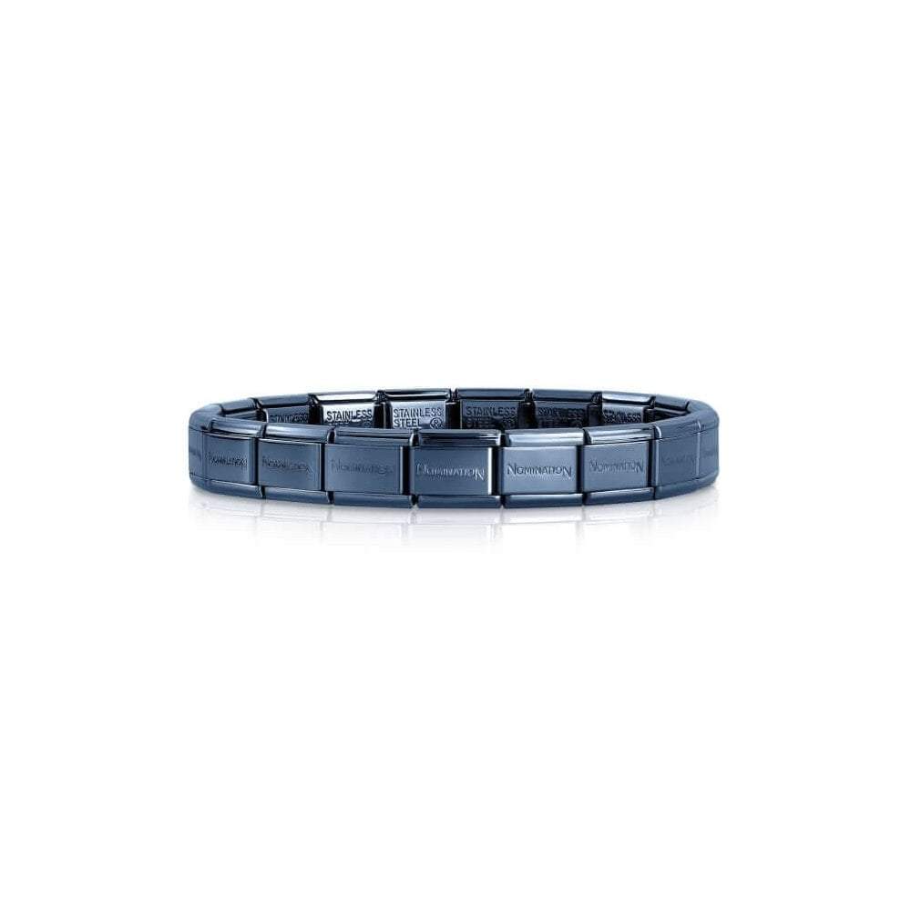 Nomination Classic Blue Base Composable Charm Bracelet - S&S Argento