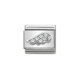 Nomination Classic CZ Angel Wing Charm - S&S Argento