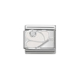 Nomination Classic CZ Silver and White Butterfly Charm - S&S Argento