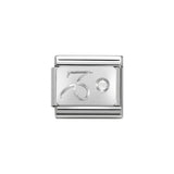 Nomination Classic CZ Silver Capricorn Symbol Charm