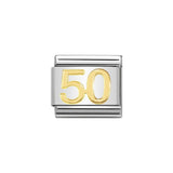 Nomination Classic Gold 50 Charm - S&S Argento