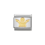 Nomination Classic Gold Angel Charm - S&S Argento