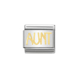 Nomination Classic Gold Aunt Charm - S&S Argento