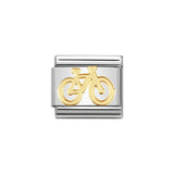 Nomination Classic Gold Bicycle Charm - S&S Argento