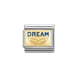 Nomination Classic Gold & Blue Dream Angel Charm - S&S Argento