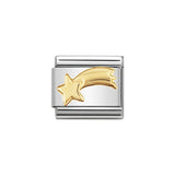 Nomination Classic Gold Shooting Star Charm - S&S Argento