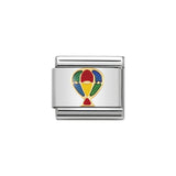 Nomination Classic Gold & Enamel Hot-Air Balloon Charm - S&S Argento