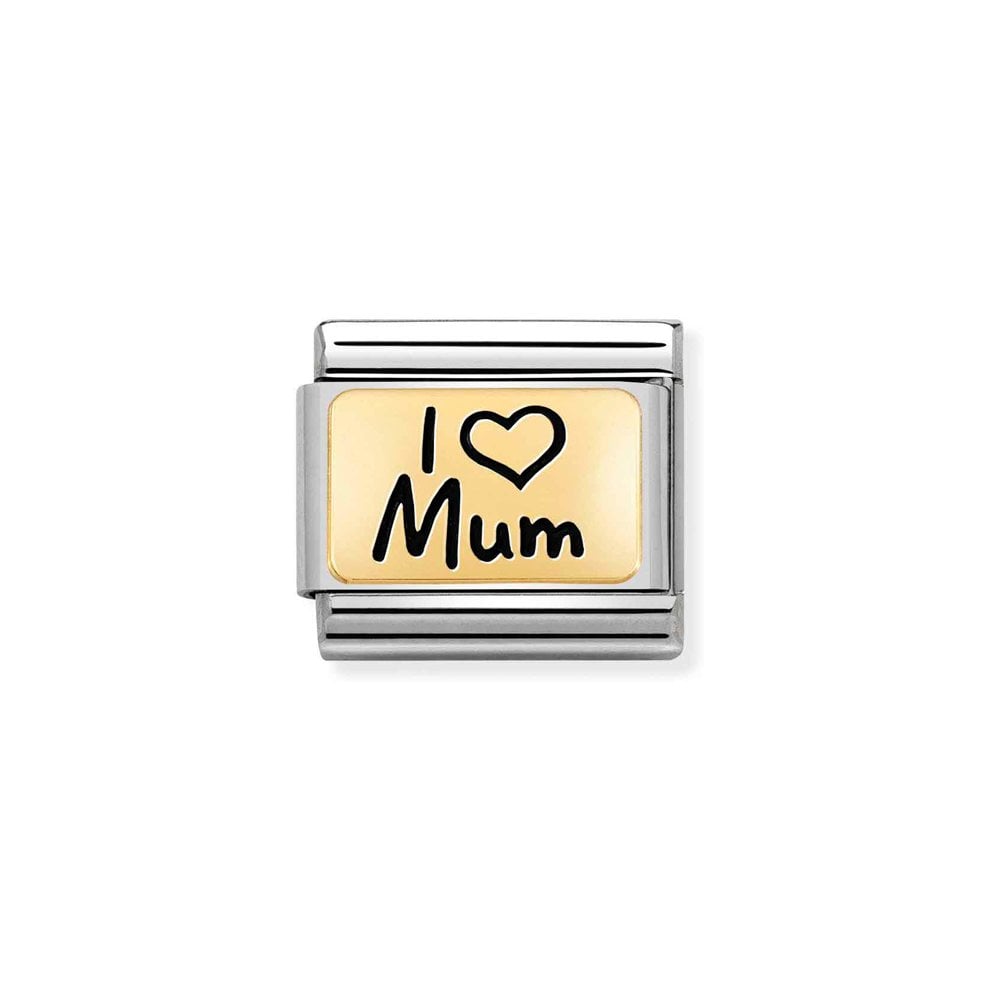 Nomination Classic Gold I Love Mum Charm
