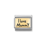 Nomination Classic Gold I Love Mummy Charm